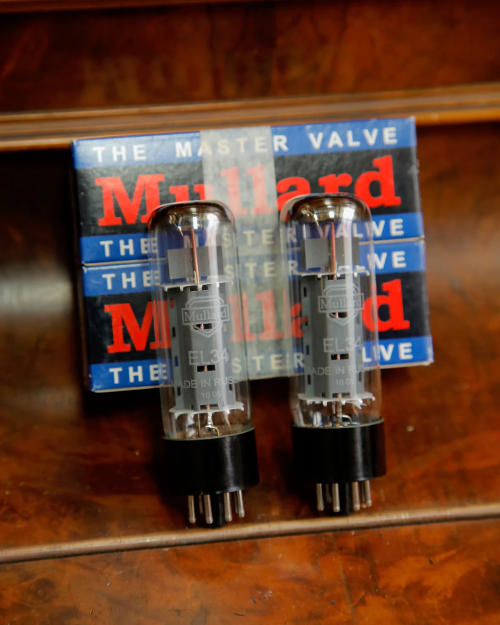 Mullard EL34 Power Amp Valve Matched Set NOS