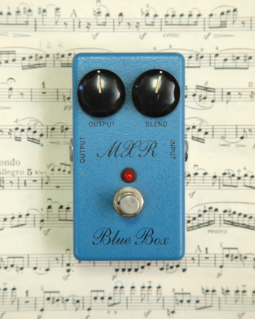 MXR M103 Script Blue Box Reissue Fuzz Pedal Pre-Owned