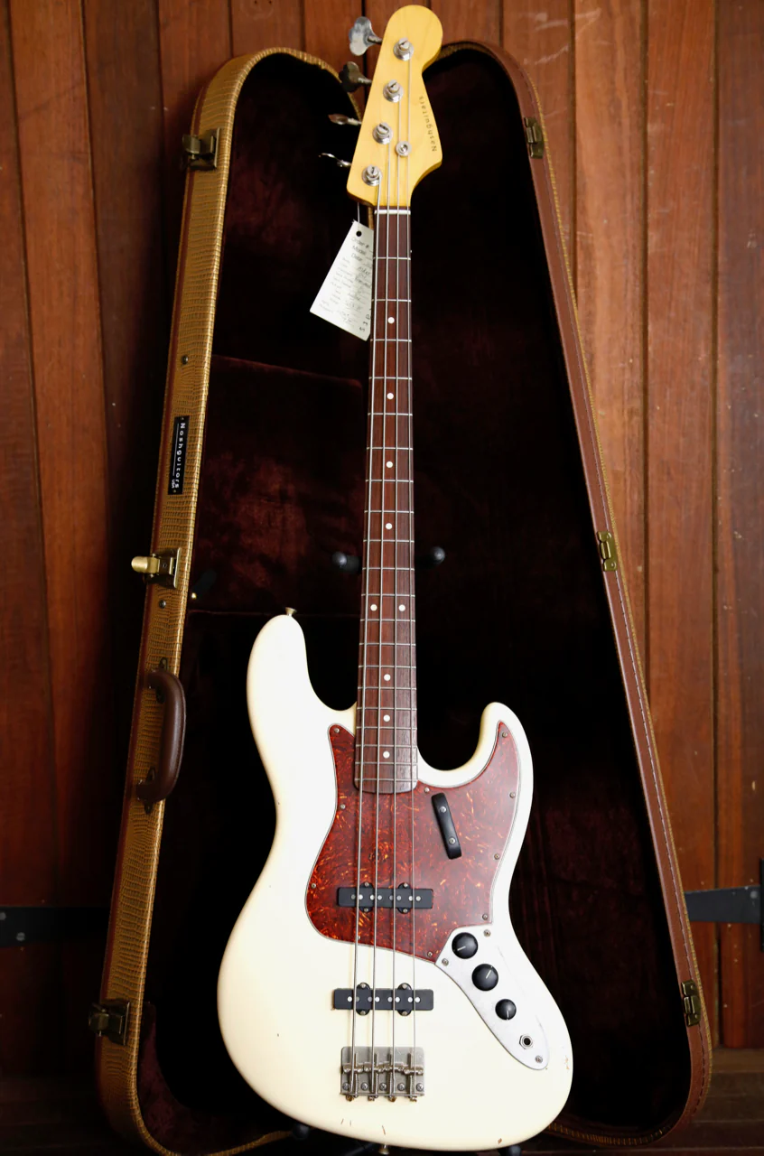 Nash JB-63 Olympic White Bass Guitar - Image 16