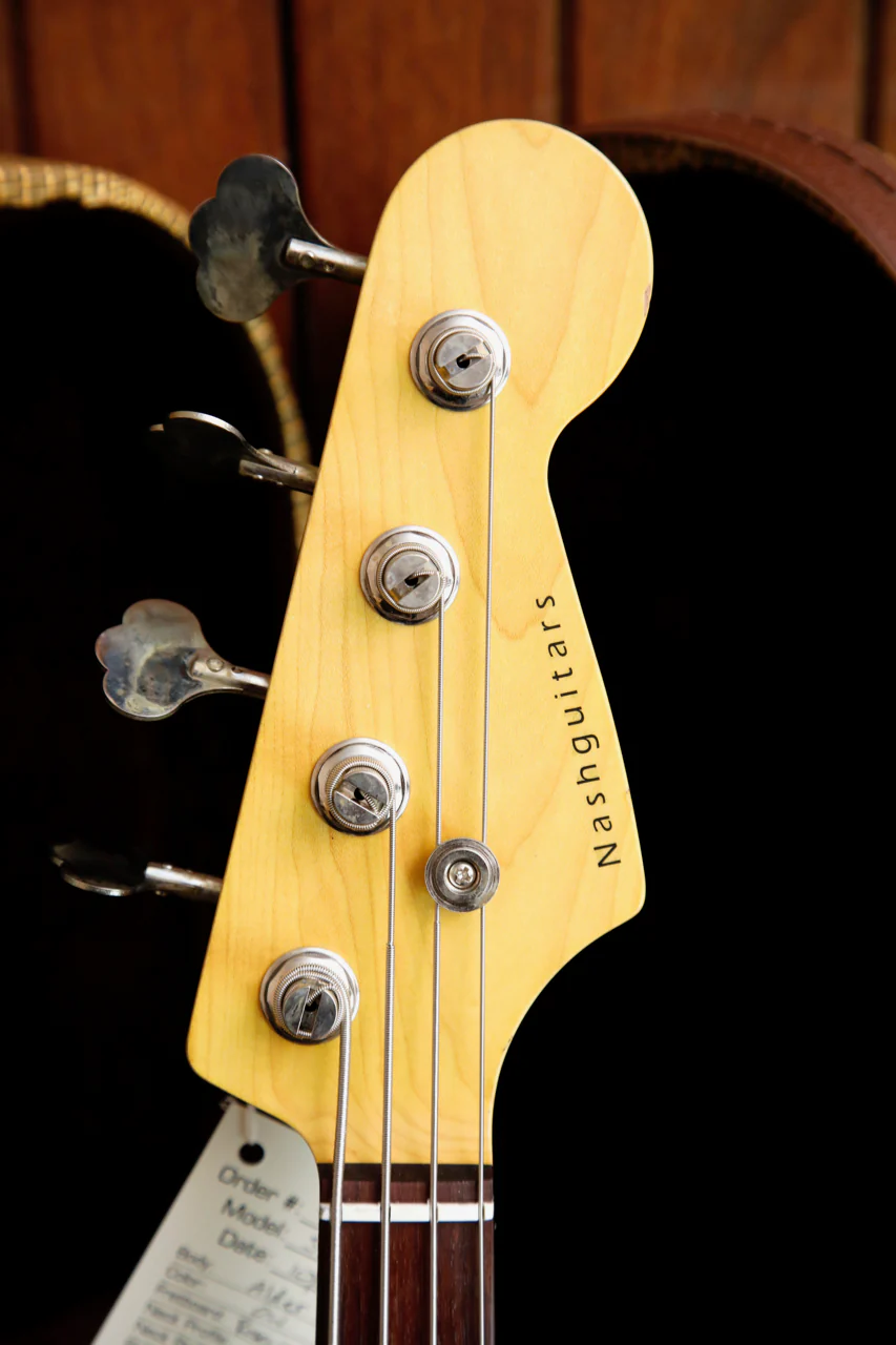 Nash JB-63 Olympic White Bass Guitar - Image 17