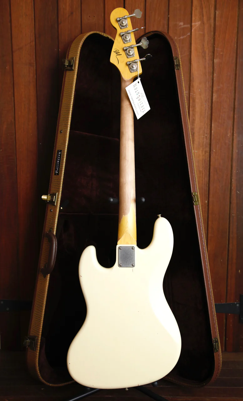 Nash JB-63 Olympic White Bass Guitar - Image 24
