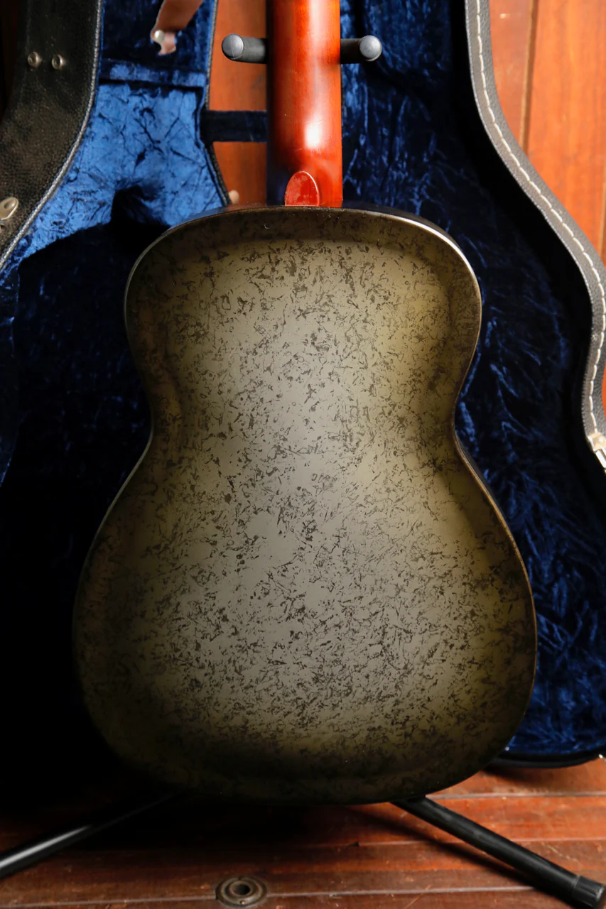 National NRP Black Rust Reso-Phonic Resonator Guitar 2010 Pre-Owned - Image 12