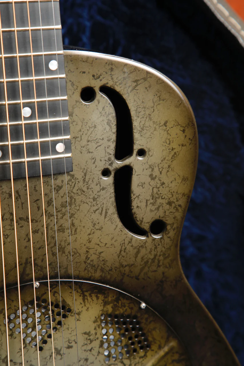 National NRP Black Rust Reso-Phonic Resonator Guitar 2010 Pre-Owned - Image 7