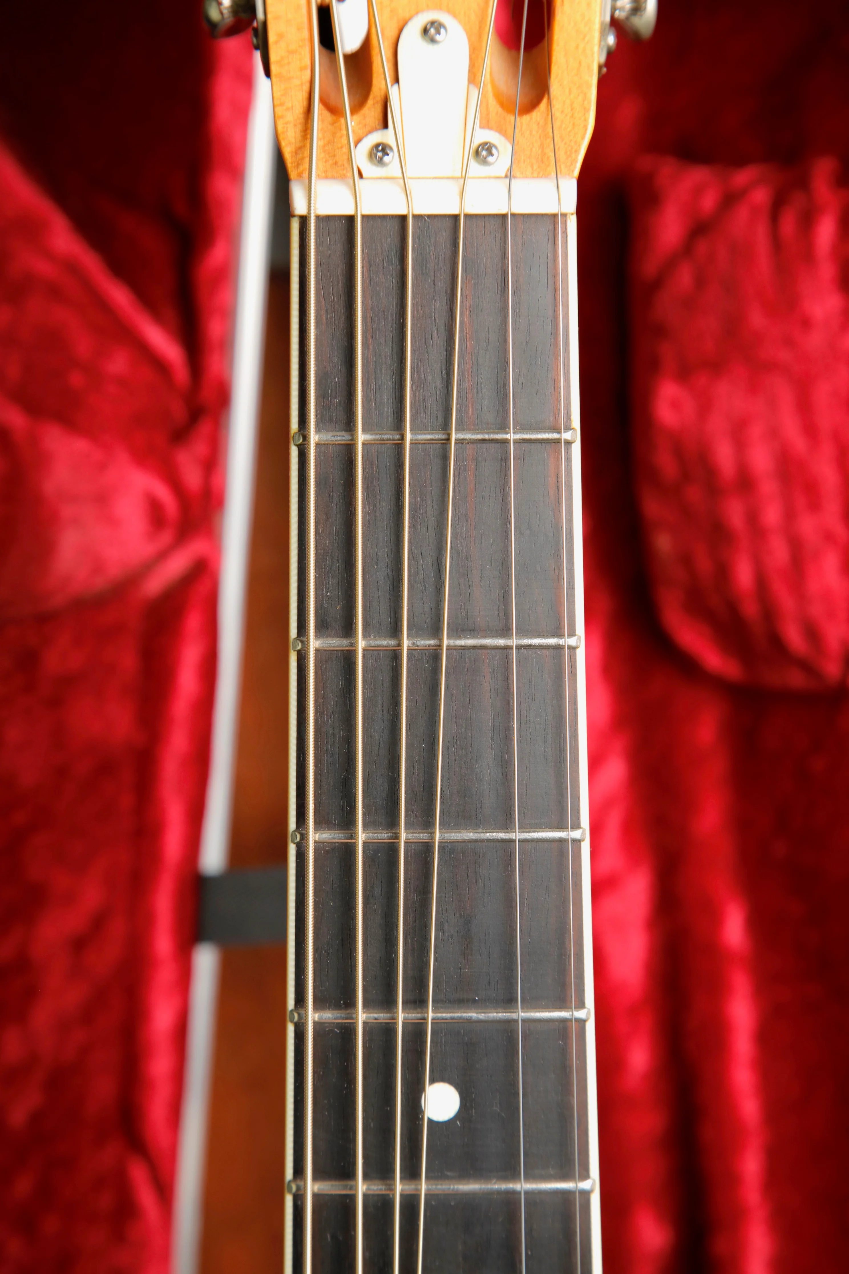 National Style O 12 Fret Single Cone Roundneck Acoustic-Electric Resonator Guitar 2000 Pre-Owned - Image 4