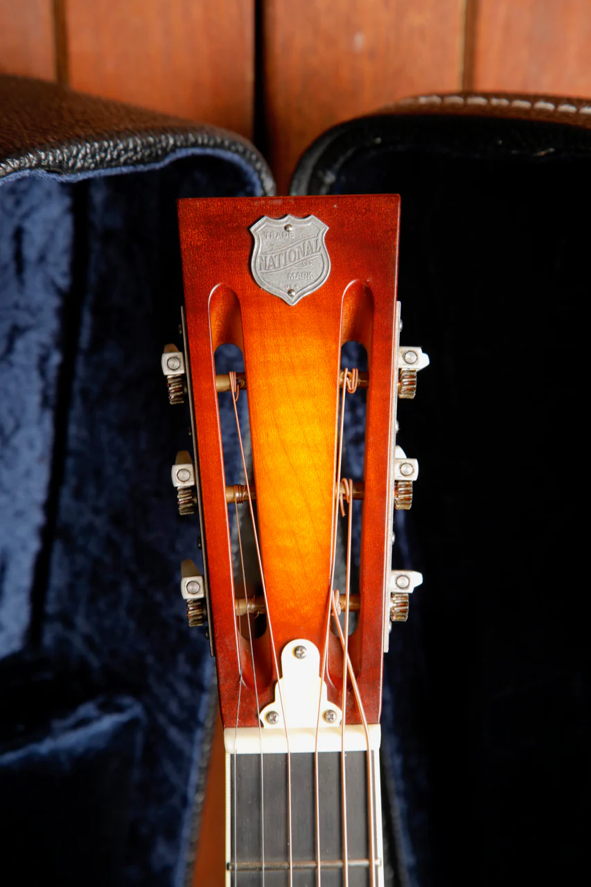 National Style O 12 Fret Single Cone Roundneck Left Handed Resonator Guitar 2008 Pre-Owned - Image 3