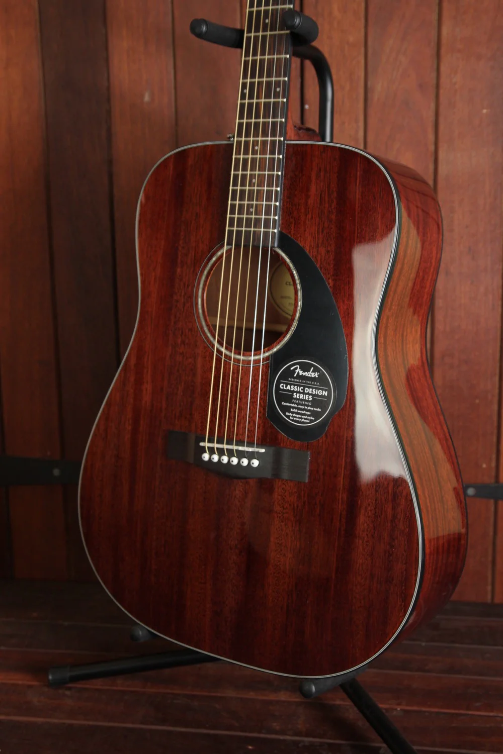 Fender CD-60S Dreadnought All Mahogany Acoustic Guitar - Image 3