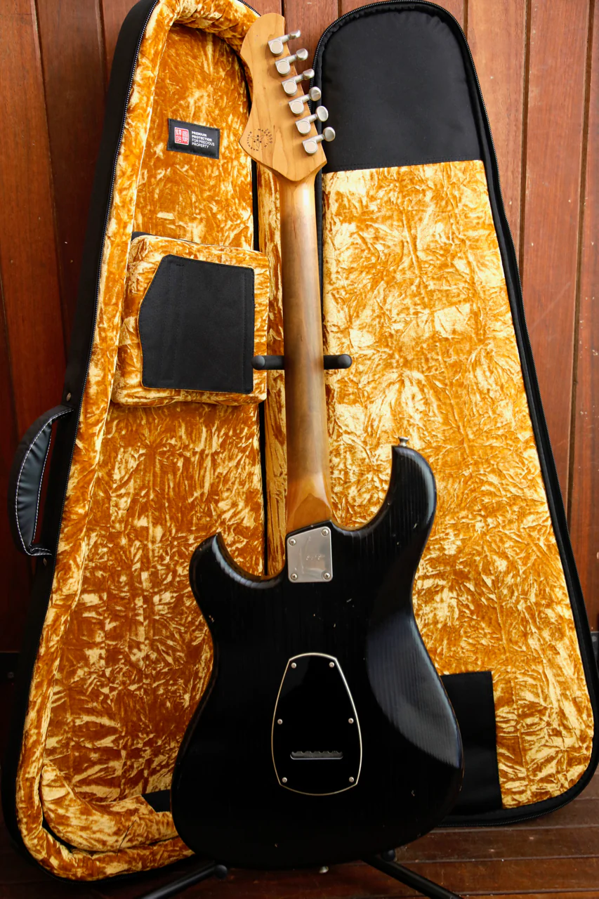 Novo Idris HSS Bull Black Electric Guitar - Image 12