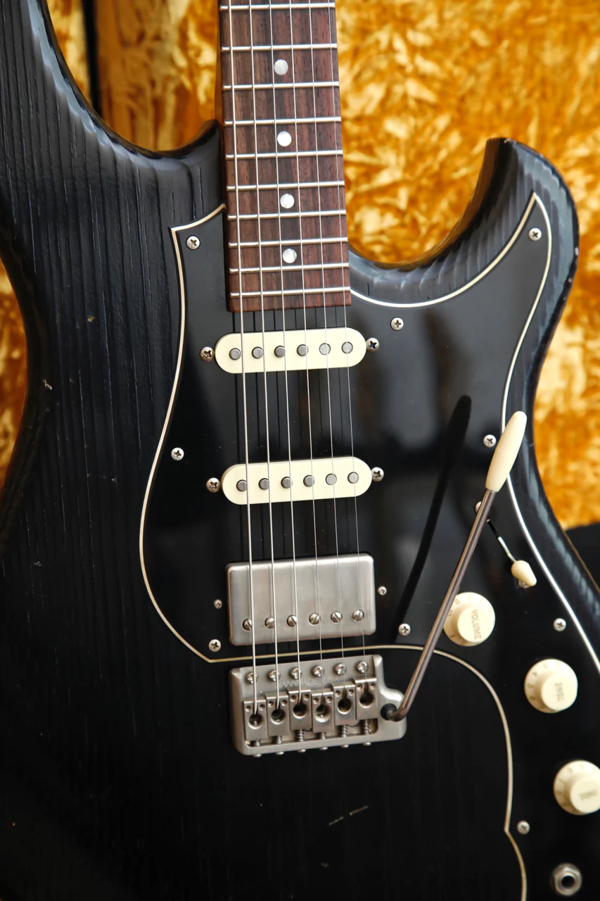 Novo Idris HSS Bull Black Electric Guitar - Image 6