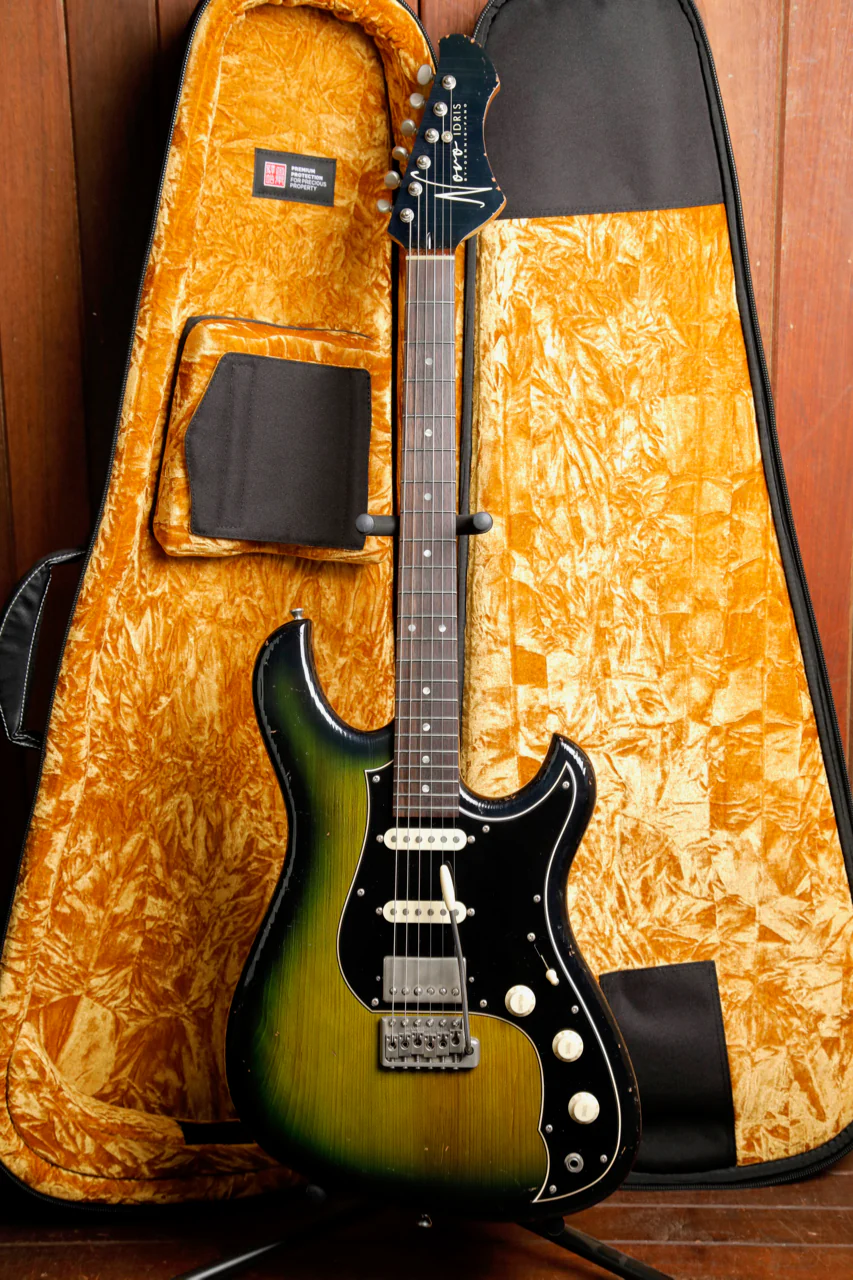 Novo Idris HSS Cat's Eye Burst Electric Guitar - Image 2