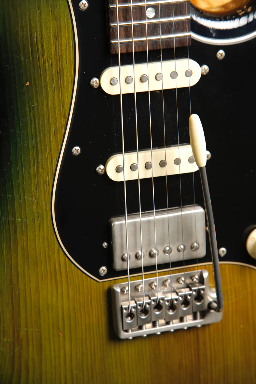 Novo Idris HSS Cat's Eye Burst Electric Guitar - Image 6