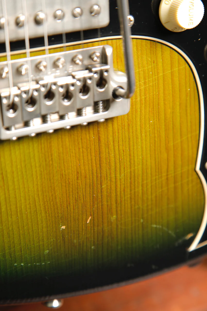 Novo Idris HSS Cat's Eye Burst Electric Guitar - Image 7