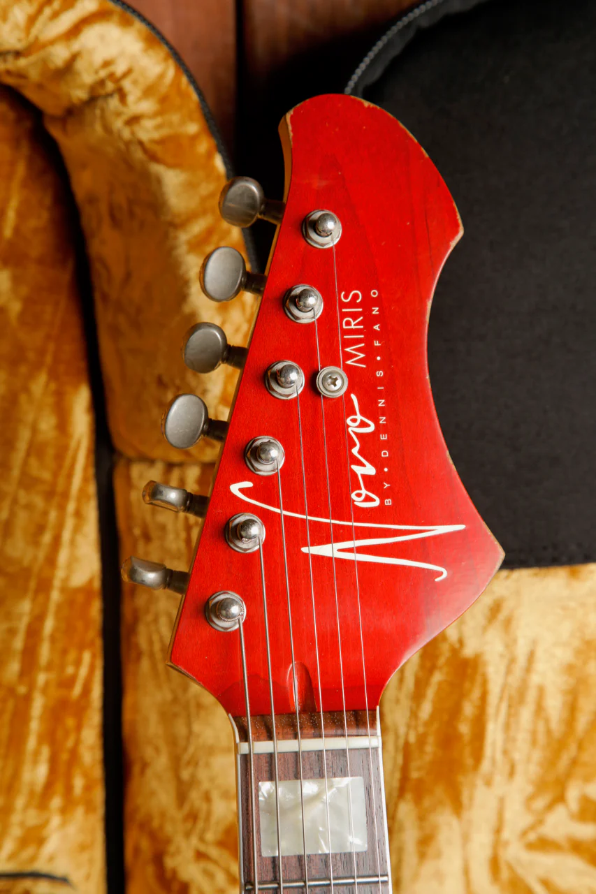 Novo Signature Miris H2 Fire Glow Semi-Hollow body Electric Guitar - Image 3