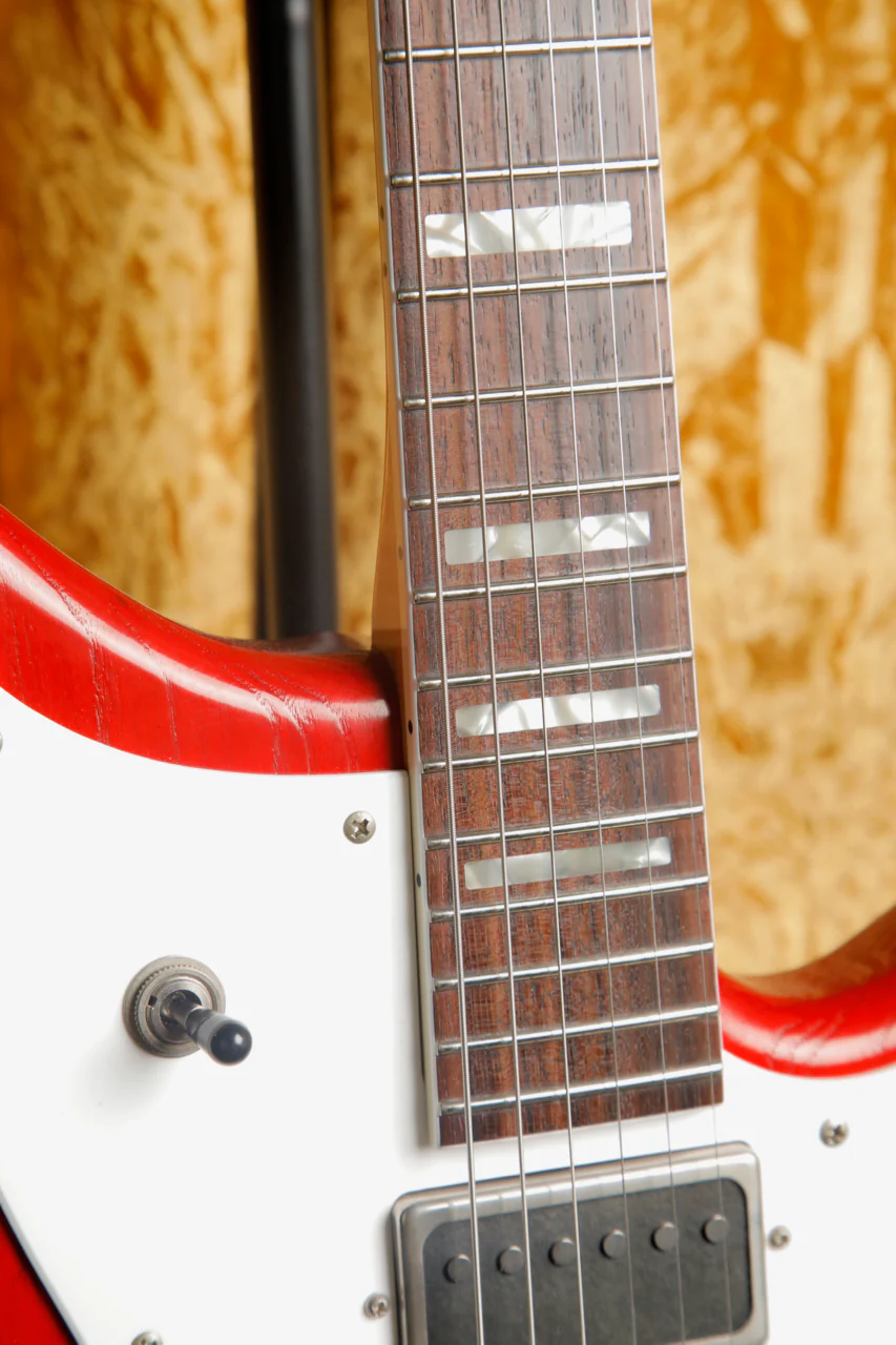 Novo Signature Miris H2 Fire Glow Semi-Hollow body Electric Guitar - Image 5