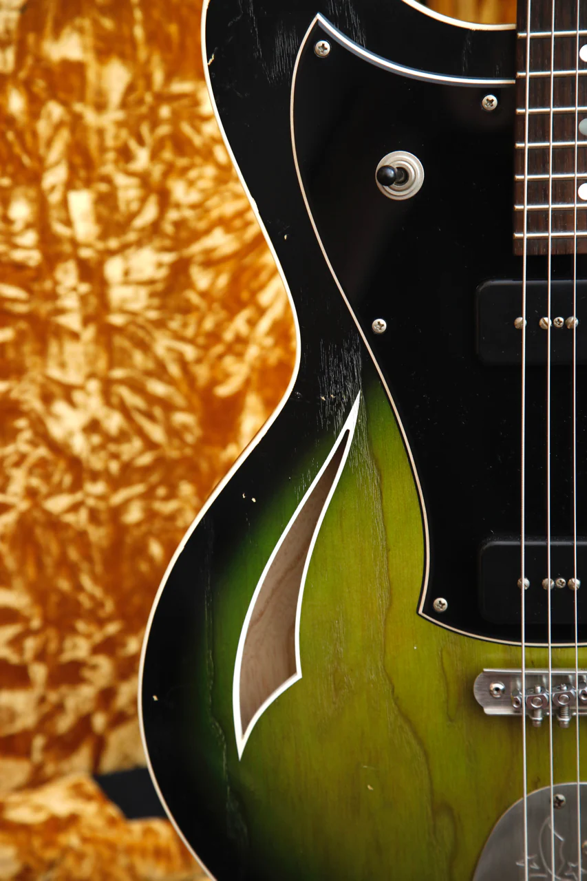Novo Miris J Cats Eye Burst Electric Guitar - Image 6