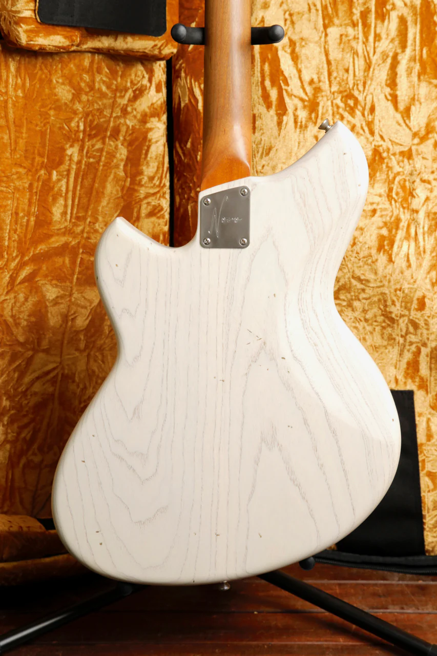 Novo Miris J Custom Mary Kaye White Electric Guitar - Image 14