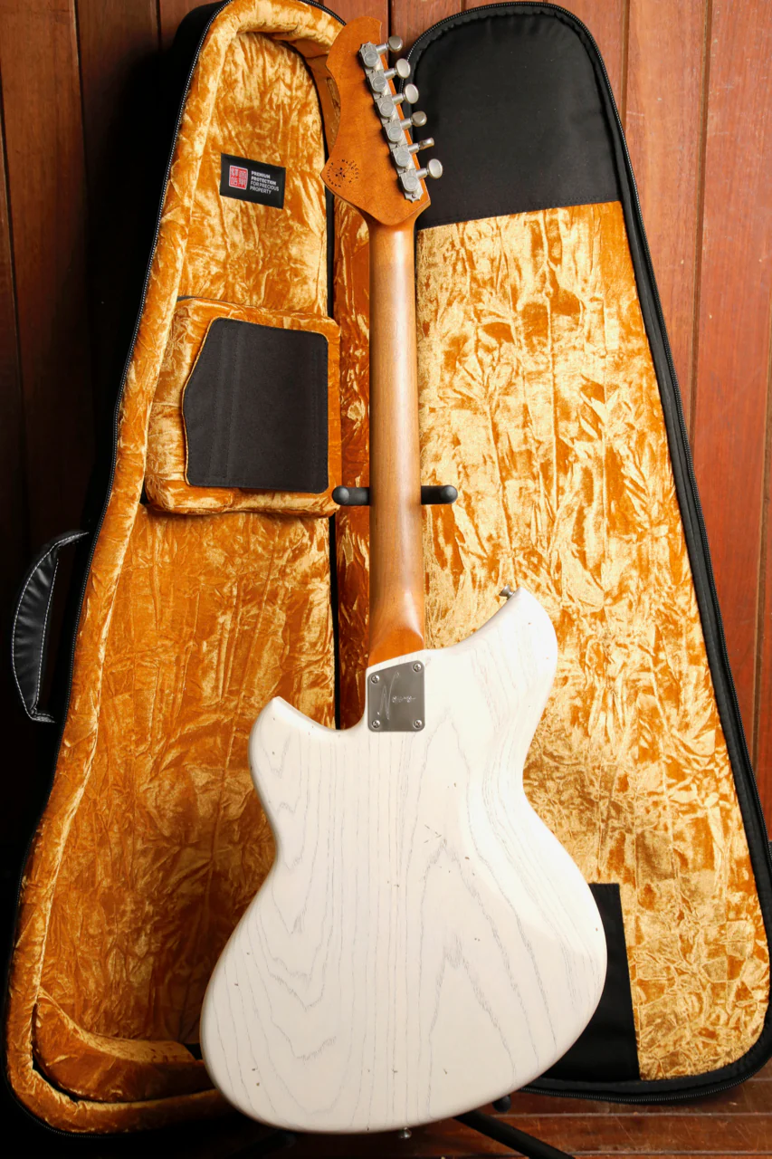 Novo Miris J Custom Mary Kaye White Electric Guitar - Image 15