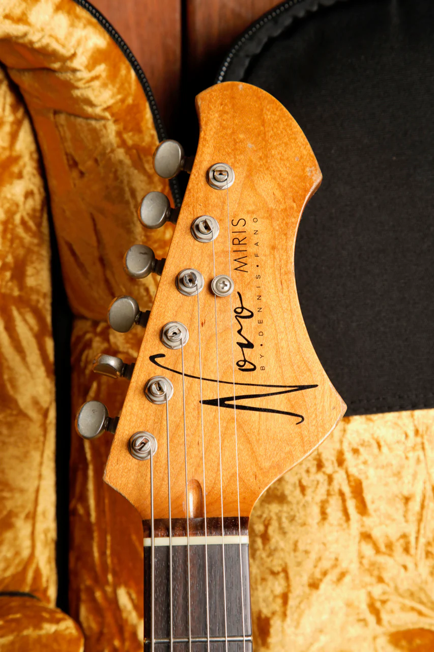 Novo Miris J Custom Mary Kaye White Electric Guitar - Image 3