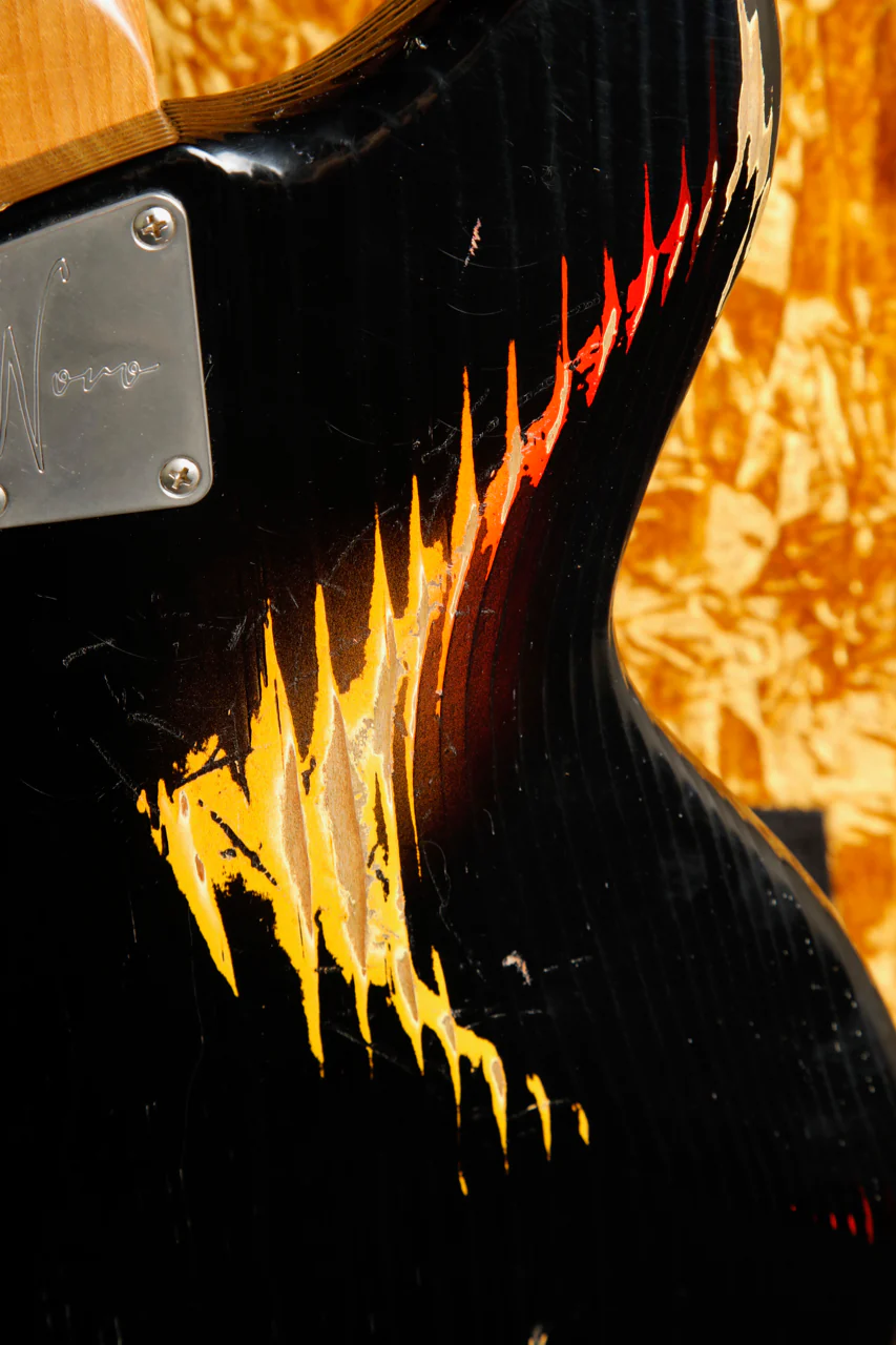 Novo Serus J Custom Bull Black Over '64 3-Tone Burst Electric Guitar - Image 18
