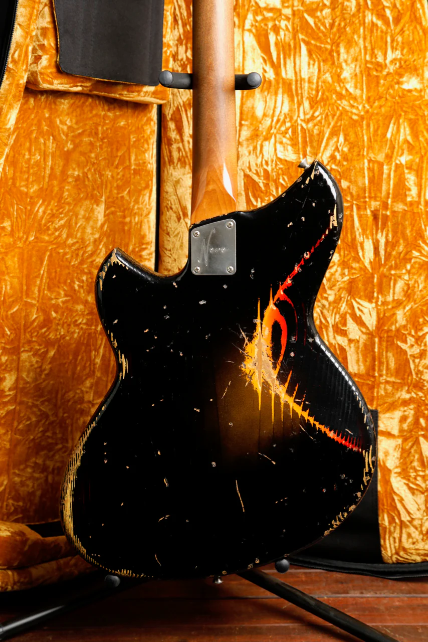 Novo Serus J Custom Bull Black over '64 3-Tone Burst Electric Guitar - Image 15