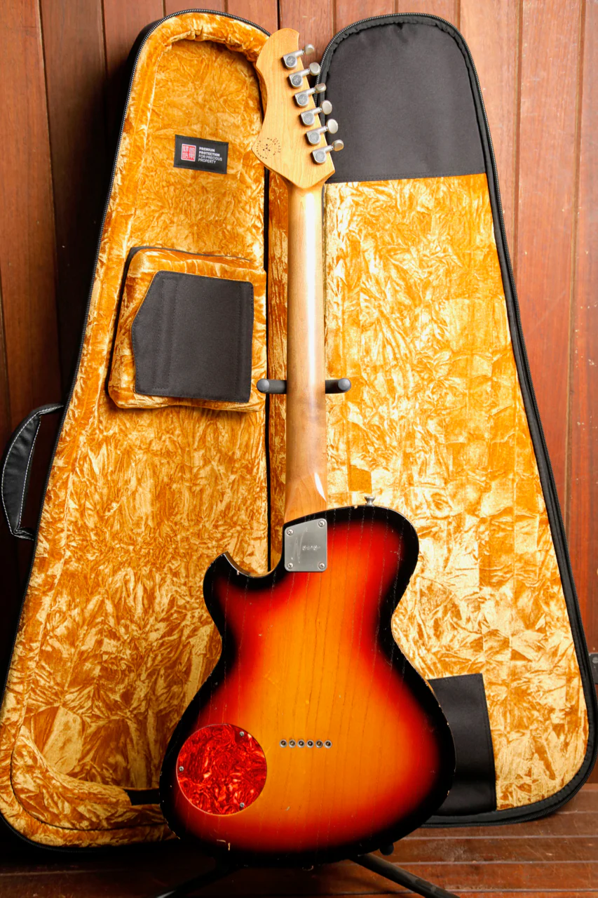 Novo Solus F2 3-Tone Burst Electric Guitar - Image 13