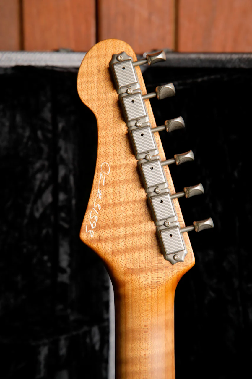 Patrick James Eggle OZ-T-S/S Trans Blonde Burst Electric Guitar - Image 13