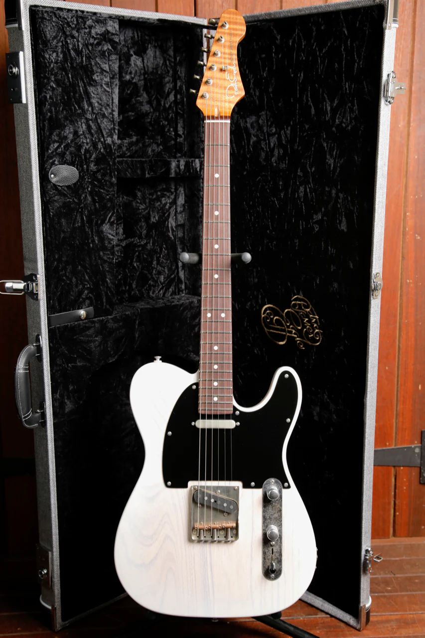 Patrick James Eggle OZ-T-S/S Trans Blonde Burst Electric Guitar - Image 2