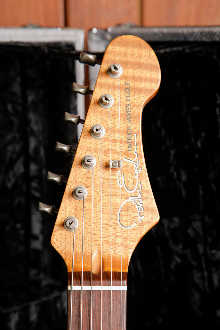 Patrick James Eggle OZ-T-S/S Trans Blonde Burst Electric Guitar - Image 3