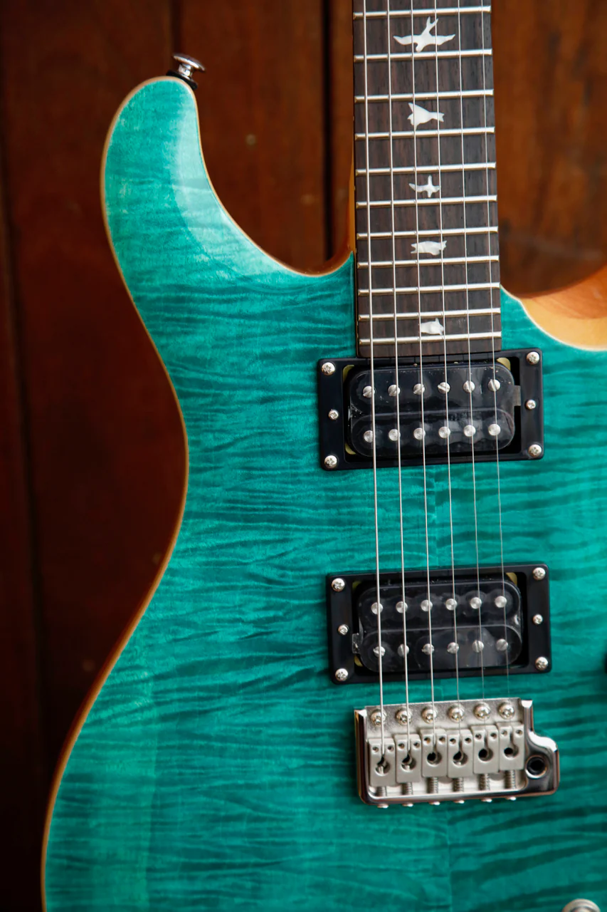 Paul Reed Smith PRS CE24 Maple Top Turquoise - Image 5