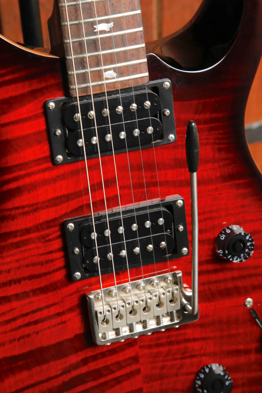 Paul Reed Smith PRS SE Custom 24 Black Cherry Burst Electric Guitar Pre-Owned - Image 6