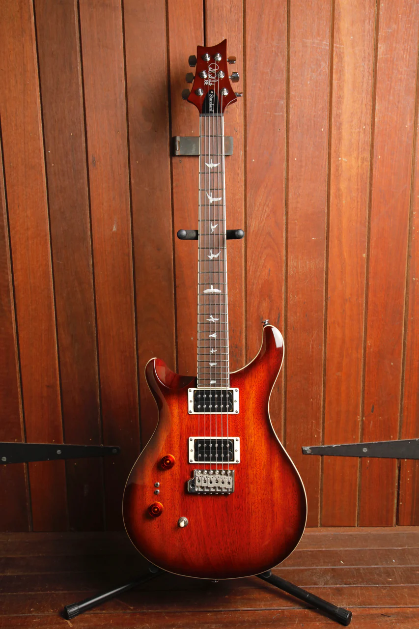 PRS SE Standard 24-08 Left Handed Tobacco Sunburst Electric Guitar Pre-Owned - Image 2