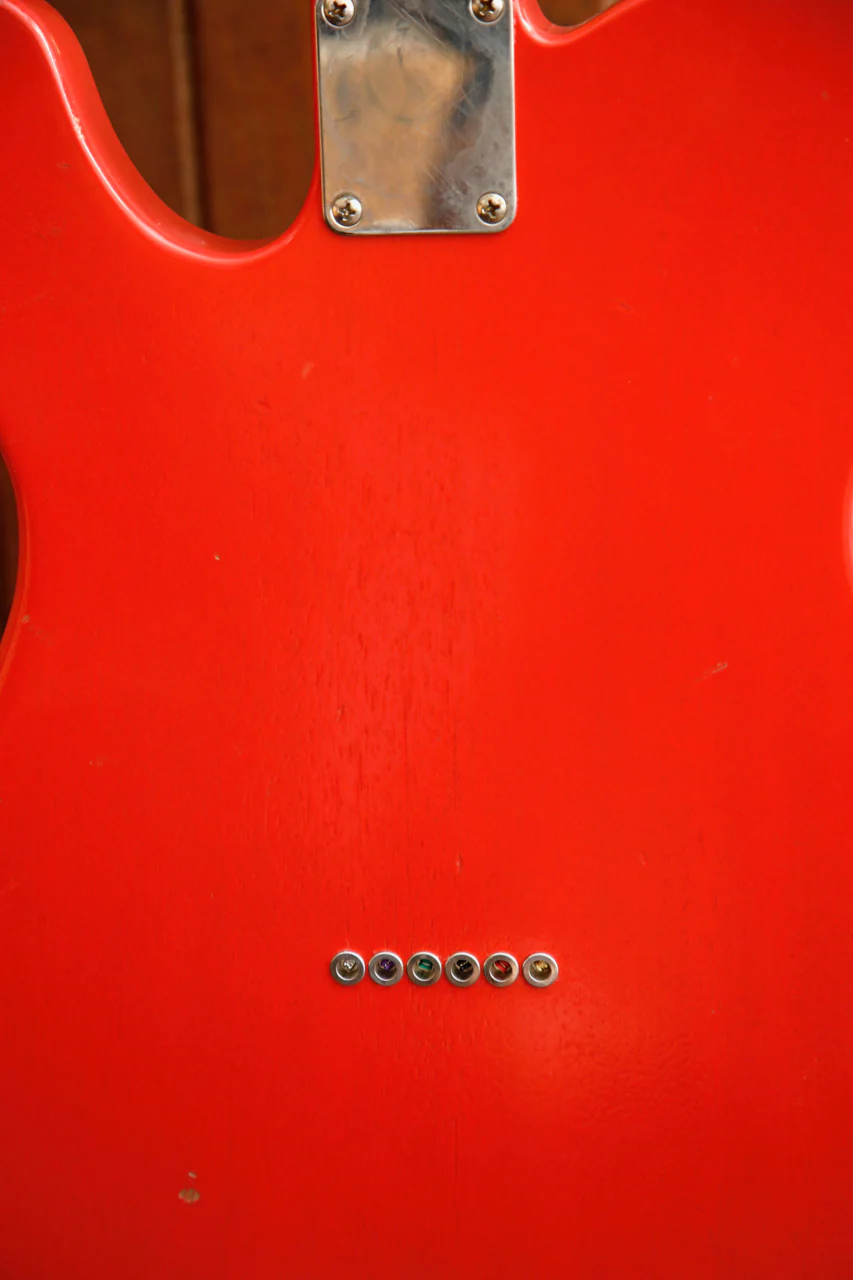 Portamento Junkyard T Fiesta Red Light Relic Electric Guitar Made In WA - Image 16