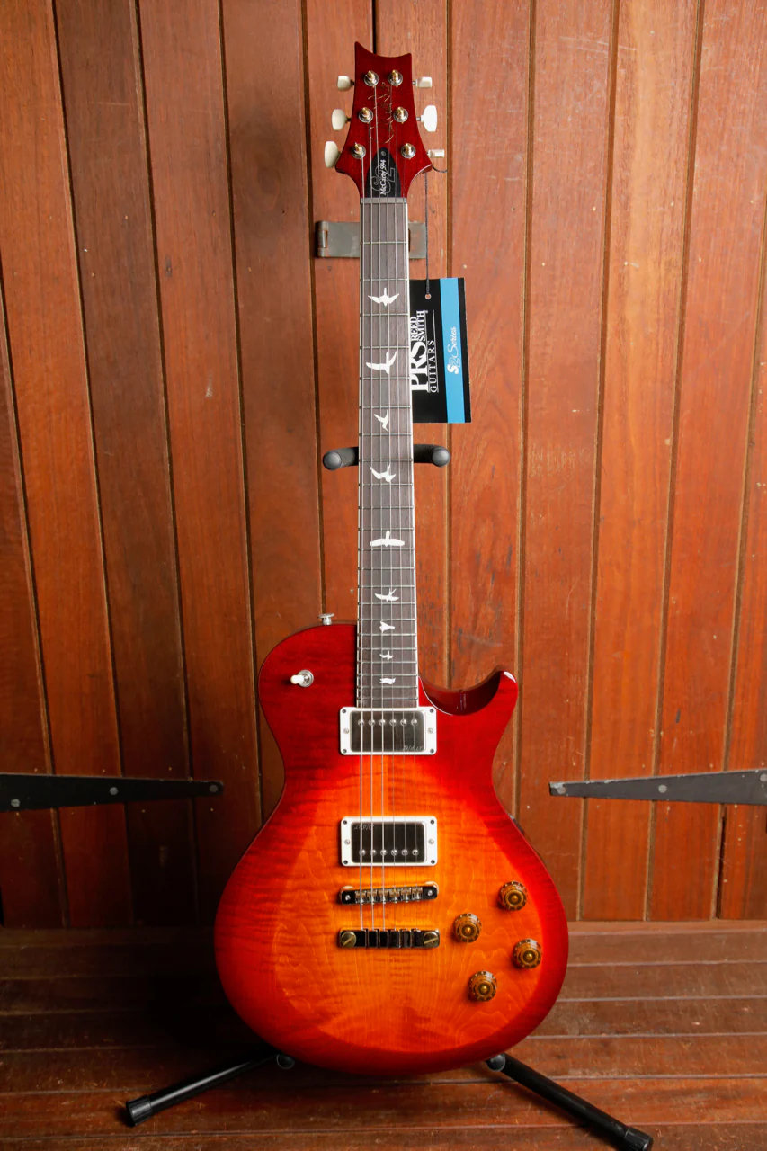 PRS S2 McCarty 594 Singlecut Dark Cherry Sunburst Electric Guitar - Image 2