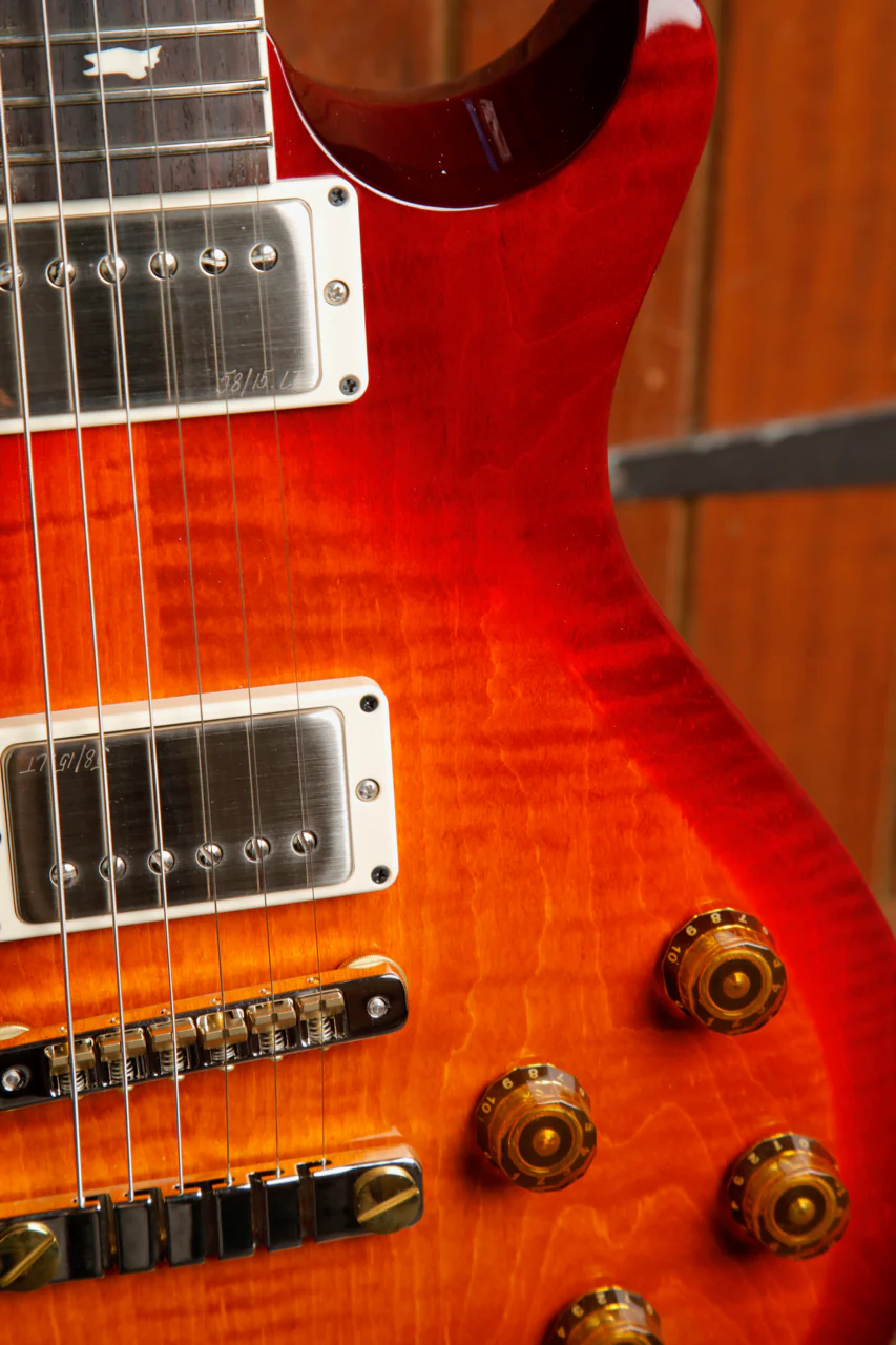 PRS S2 McCarty 594 Singlecut Dark Cherry Sunburst Electric Guitar - Image 5