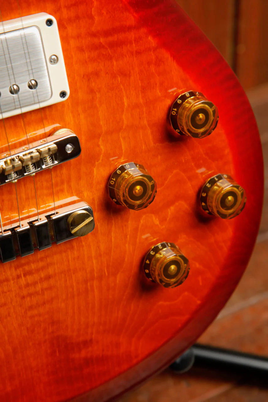 PRS S2 McCarty 594 Singlecut Dark Cherry Sunburst Electric Guitar - Image 6