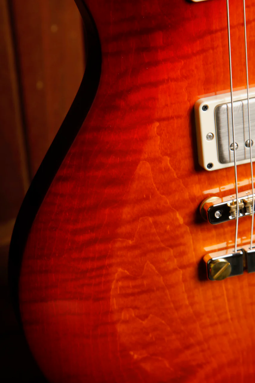 PRS S2 McCarty 594 Singlecut Dark Cherry Sunburst Electric Guitar - Image 7