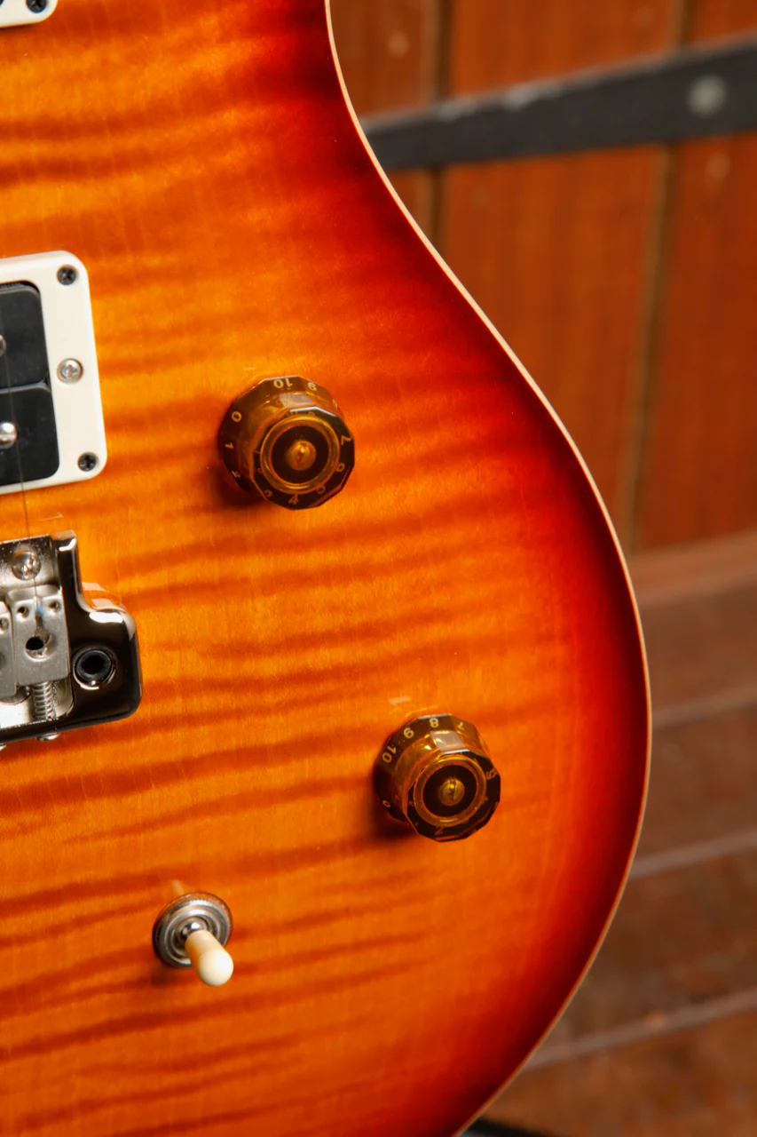 PRS CE24 Dark Cherry Sunburst Electric Guitar - Image 6