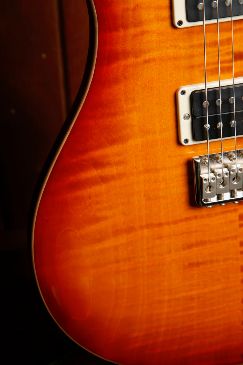 PRS CE24 Dark Cherry Sunburst Electric Guitar - Image 7