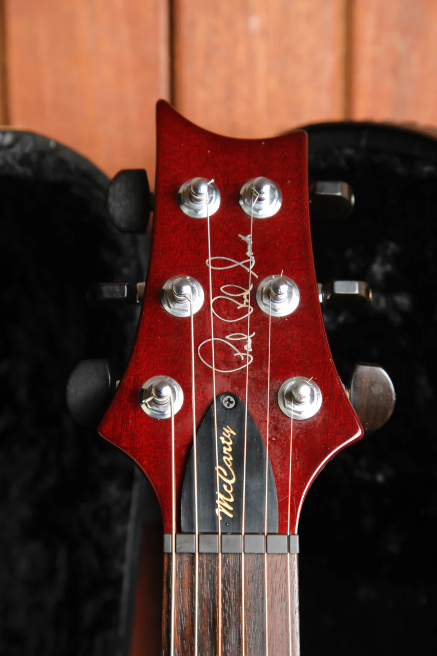 PRS McCarty Hollowbody Dark Cherry Sunburst Electric Guitar 1998 Pre-Owned - Image 3