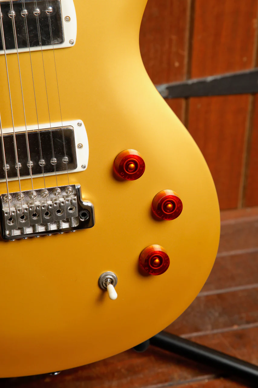 PRS Paul Reed Smith SE DGT Moons Gold Top Electric Guitar - Image 6