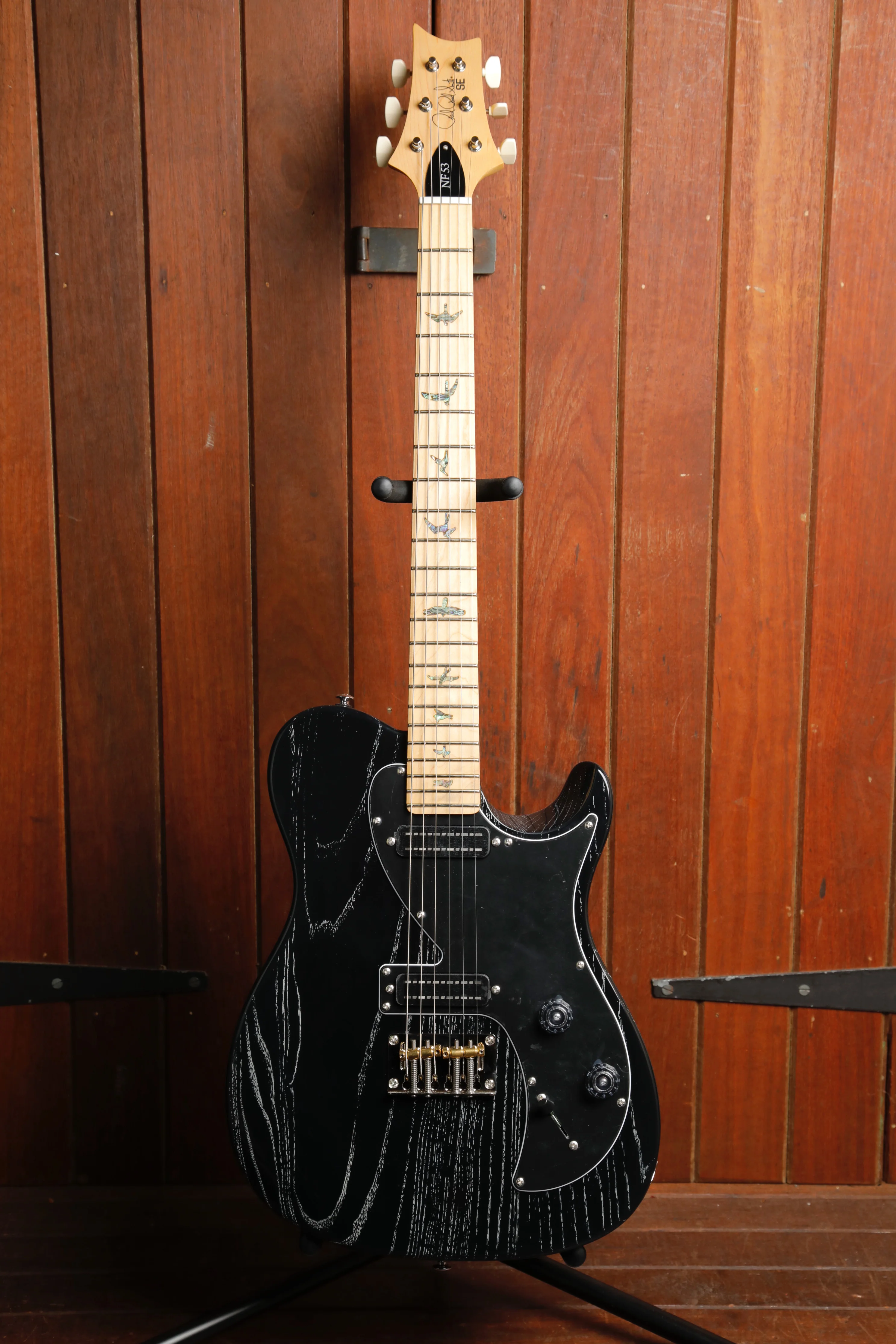 PRS Paul Reed Smith SE NF53 Black Dog Hair Electric Guitar - Image 2