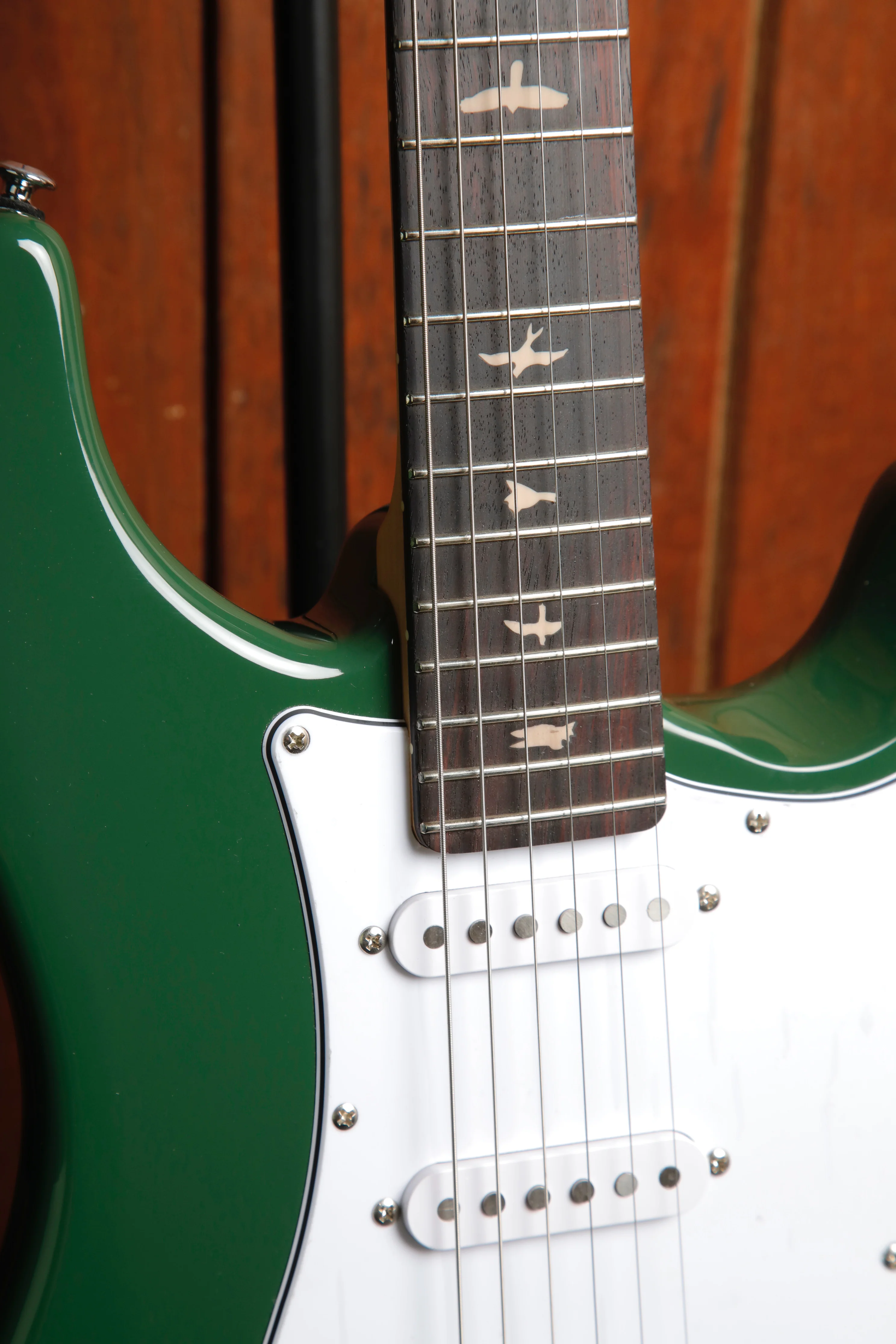 PRS Paul Reed Smith SE Silver Sky Laurel Green Electric Guitar - Image 5