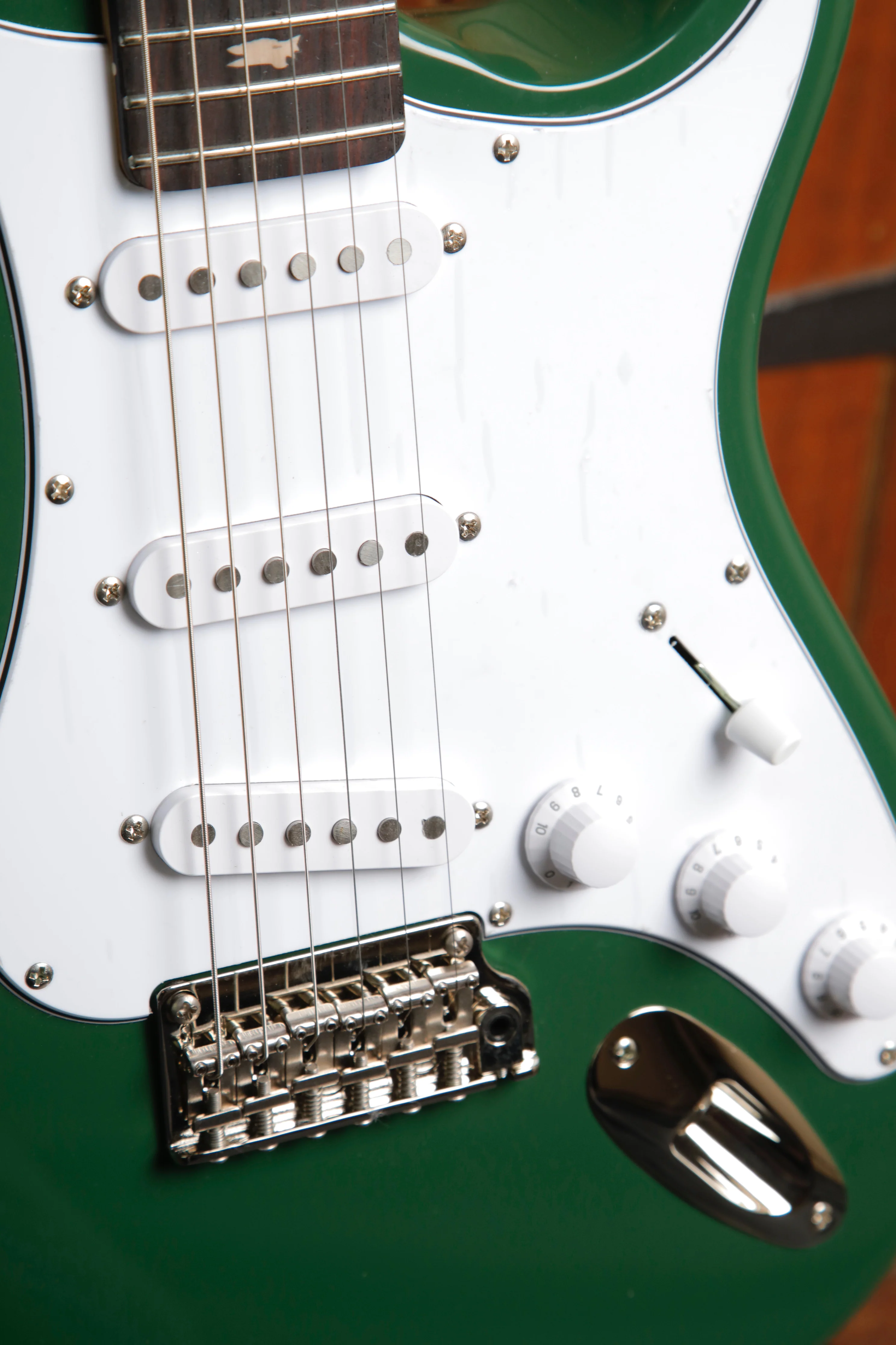 PRS Paul Reed Smith SE Silver Sky Laurel Green Electric Guitar - Image 6