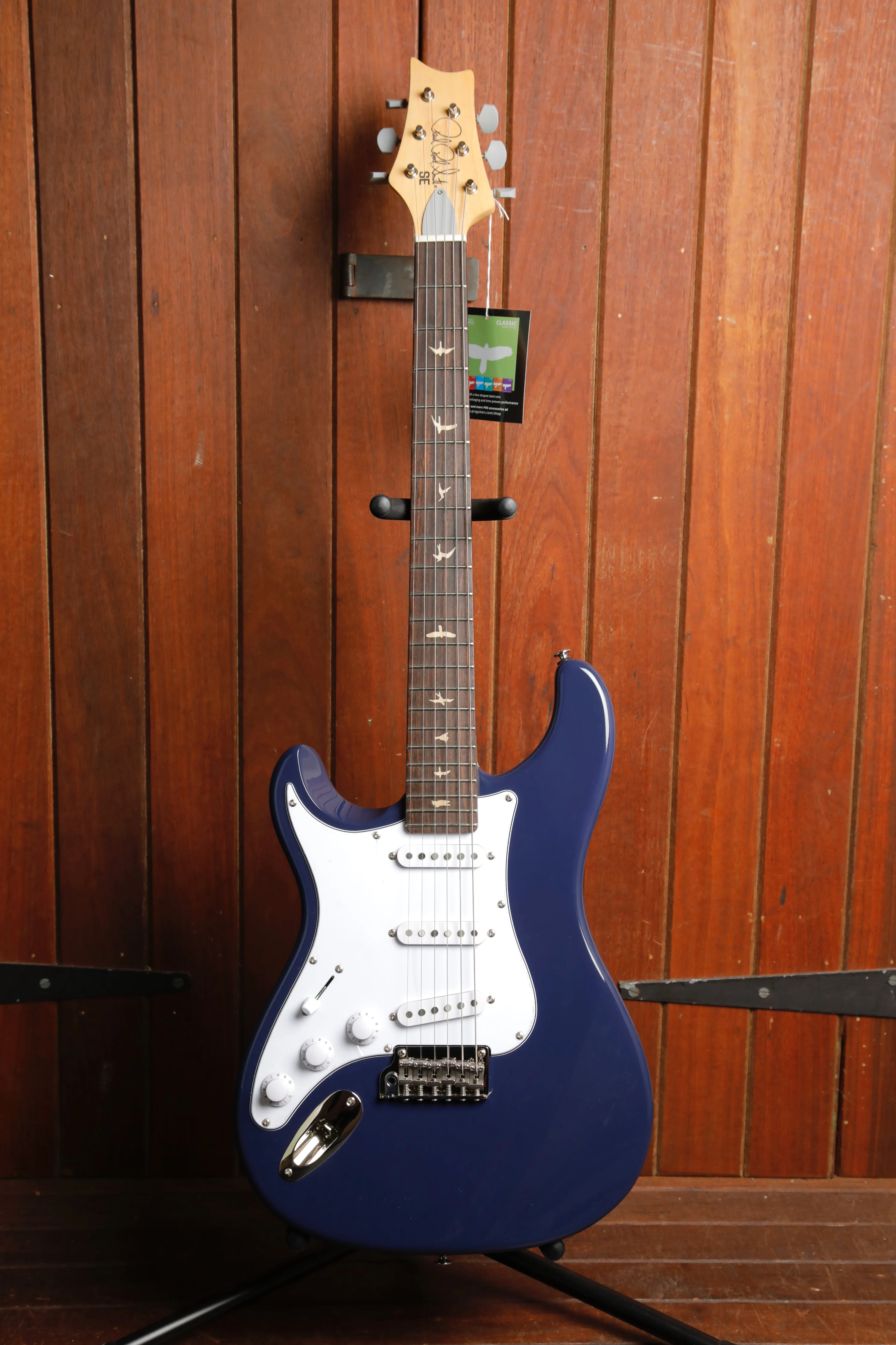 PRS Paul Reed Smith SE Silver Sky "Lefty" Rosewood Trad Blue Electric Guitar - Image 2