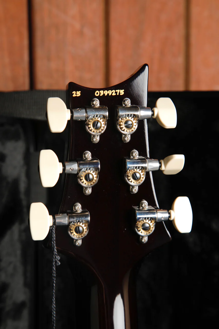 PRS Custom 24, Pattern Thin, Black Gold Burst Electric Guitar - Image 13