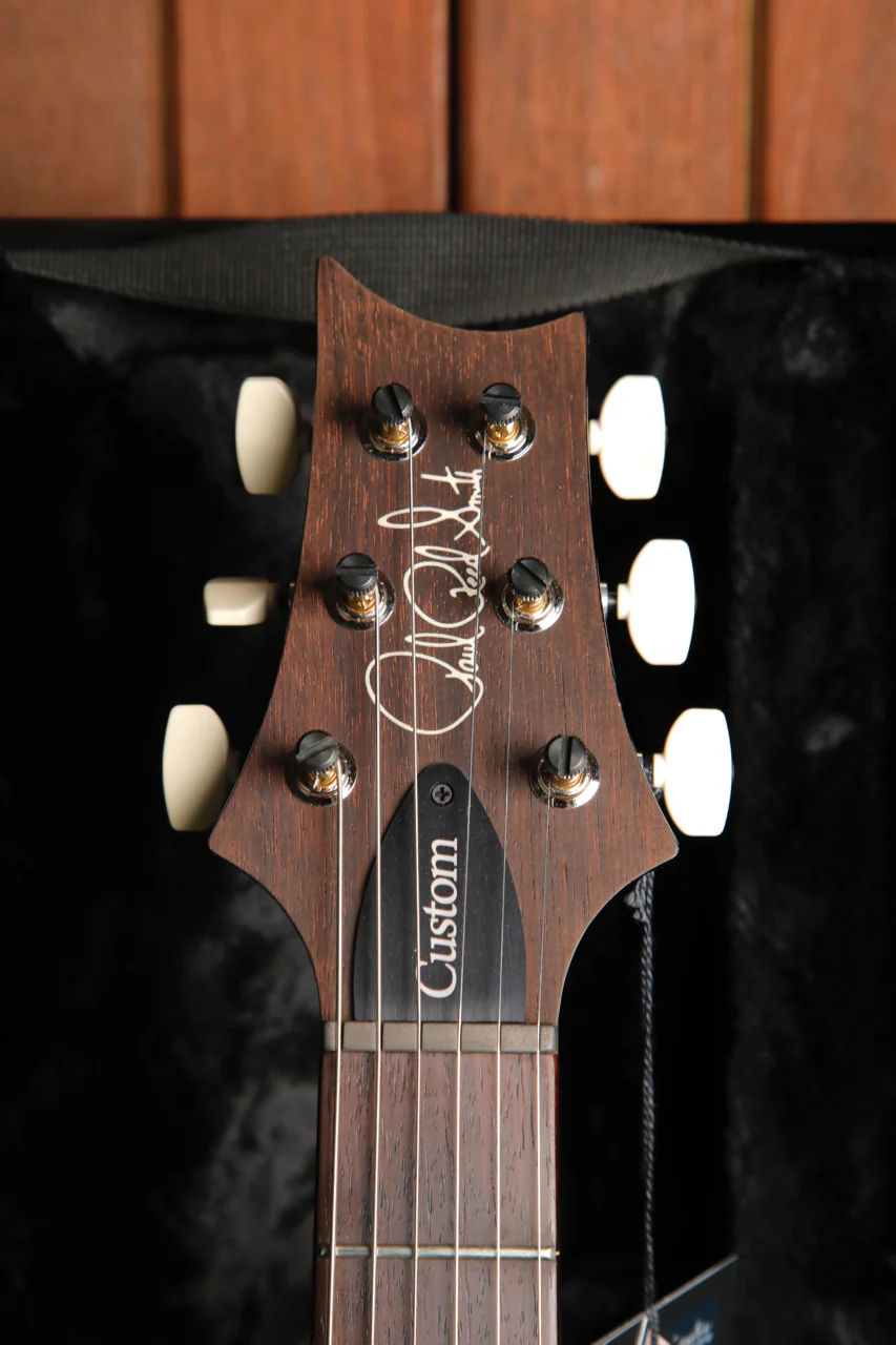 PRS Custom 24, Pattern Thin, Black Gold Burst Electric Guitar - Image 3