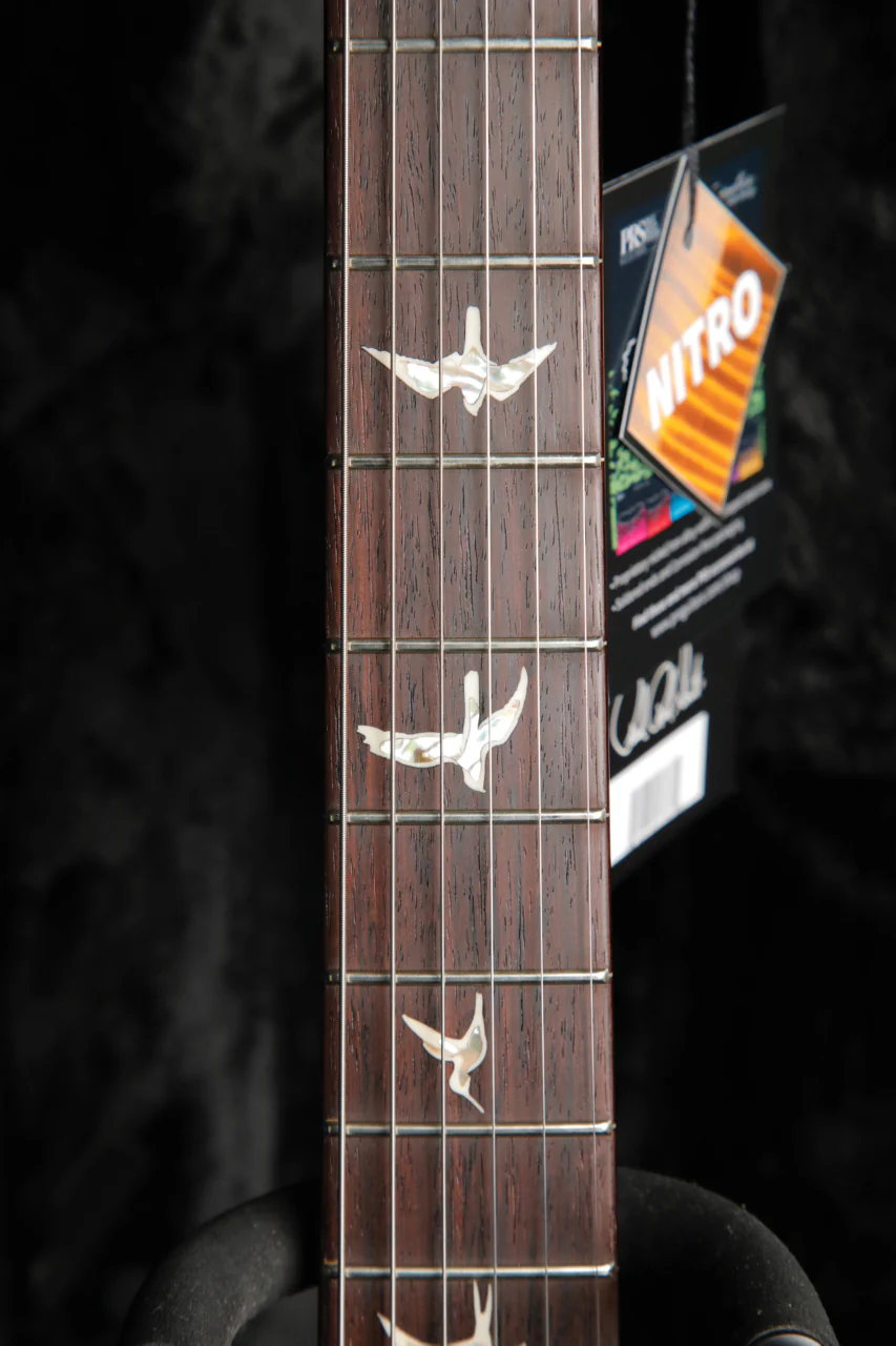 PRS Custom 24, Pattern Thin, Black Gold Burst Electric Guitar - Image 4