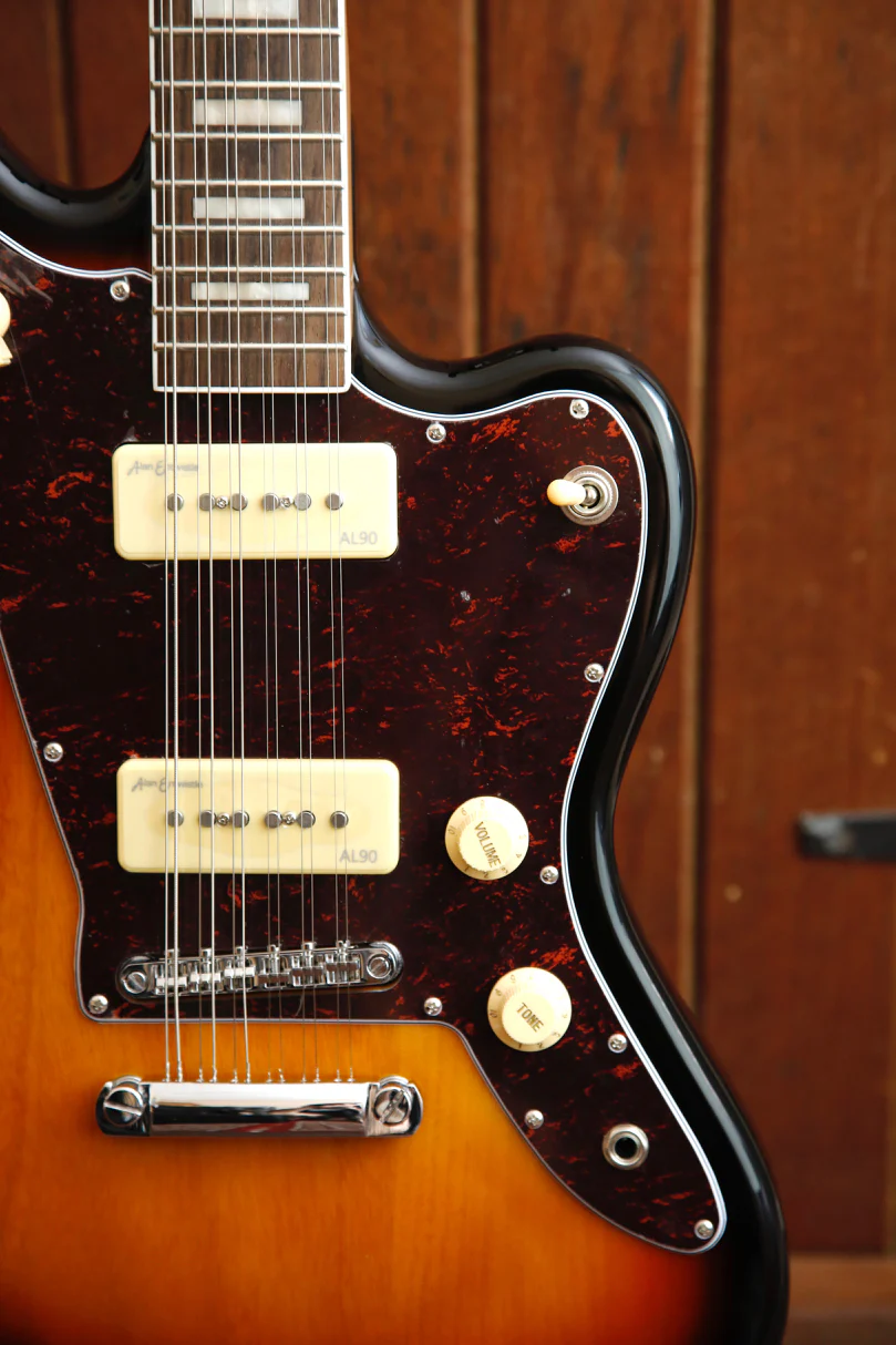 Revelation RJT60/12 12-String Sunburst Solidbody Electric Guitar - Image 5