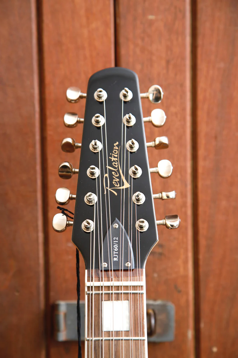 Revelation RJT60/12 12-String Vintage White Electric Guitar - Image 3