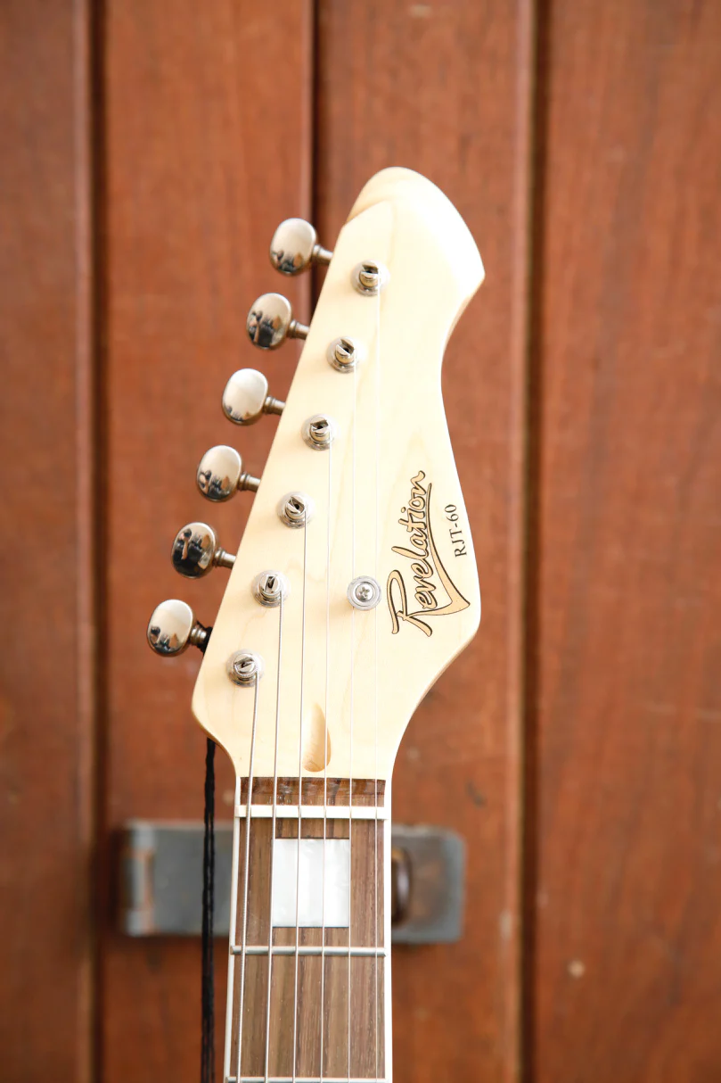 Revelation RJT60 Fiesta Red Offset Electric Guitar - Image 3