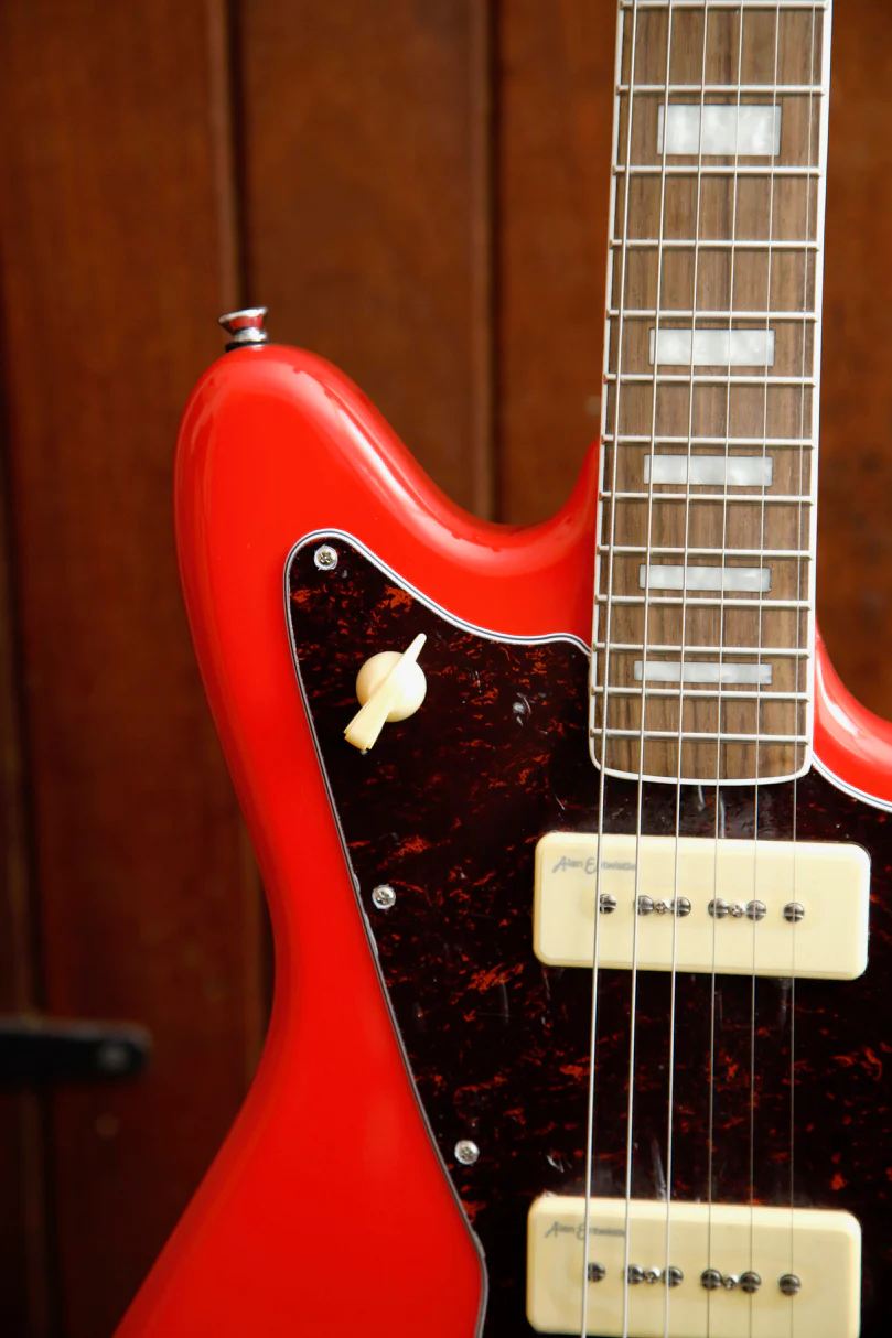 Revelation RJT60 Fiesta Red Offset Electric Guitar - Image 7